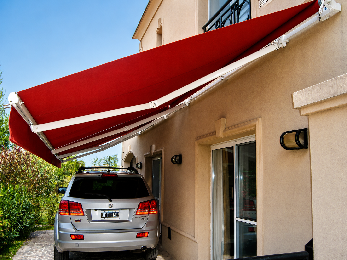 Toldo Luxor barra cuadra cubre auto